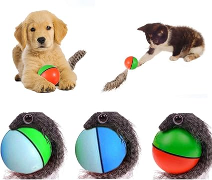 Yunt Pour Animal Domestique Chat Chien Chiot Jouet à Rouler
