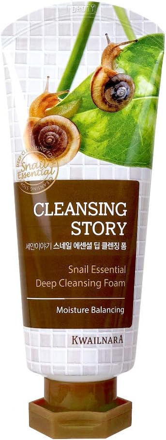 snail essential deep cleansing foam