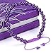 BRCbeads Gemstone Beaded Bracelets Natural Birthstone Healing Power Crystal Macrame Adjustable 7-9 Inch Gift Box