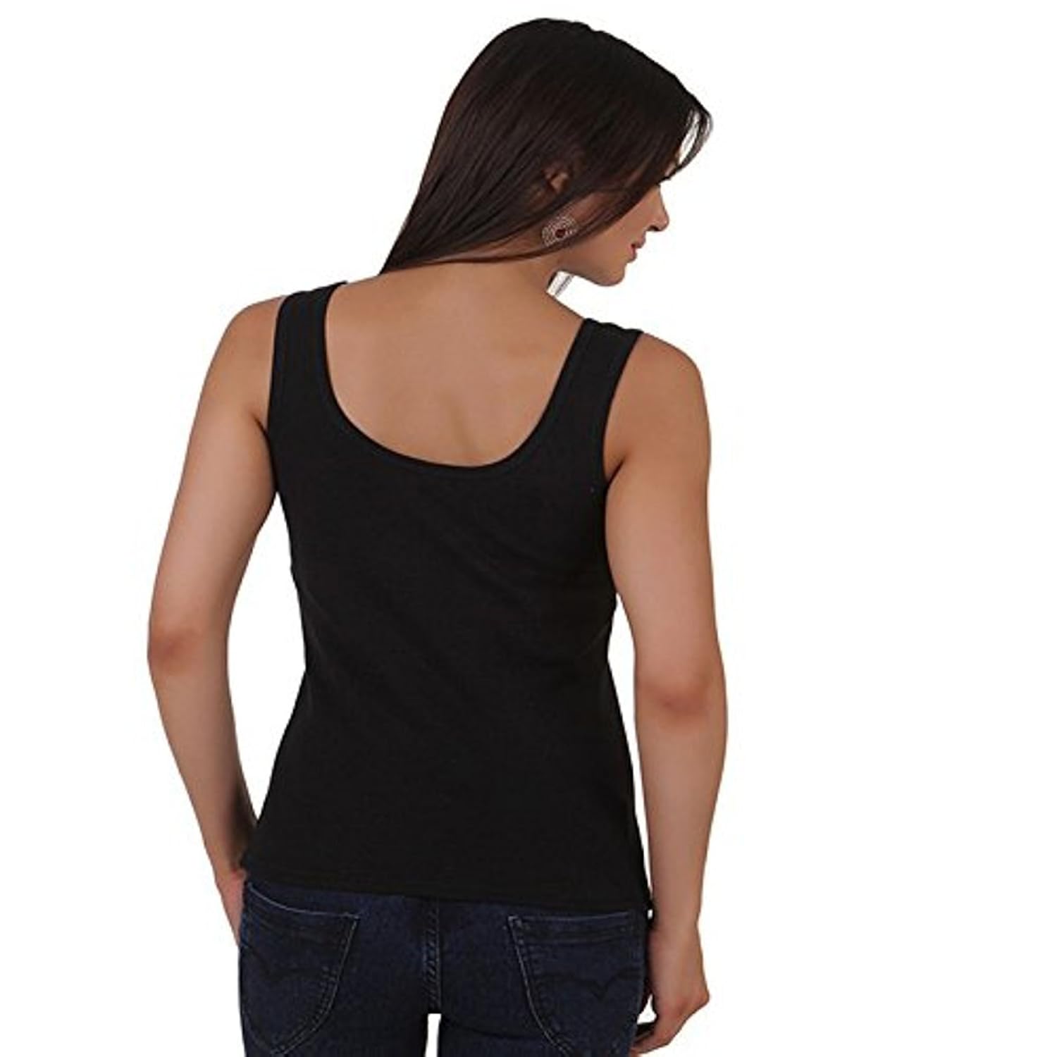 i shop girls & women's cotton lycra tank top spaghetti