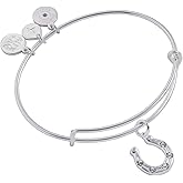Alex and Ani Horseshoe Charm Bangle
