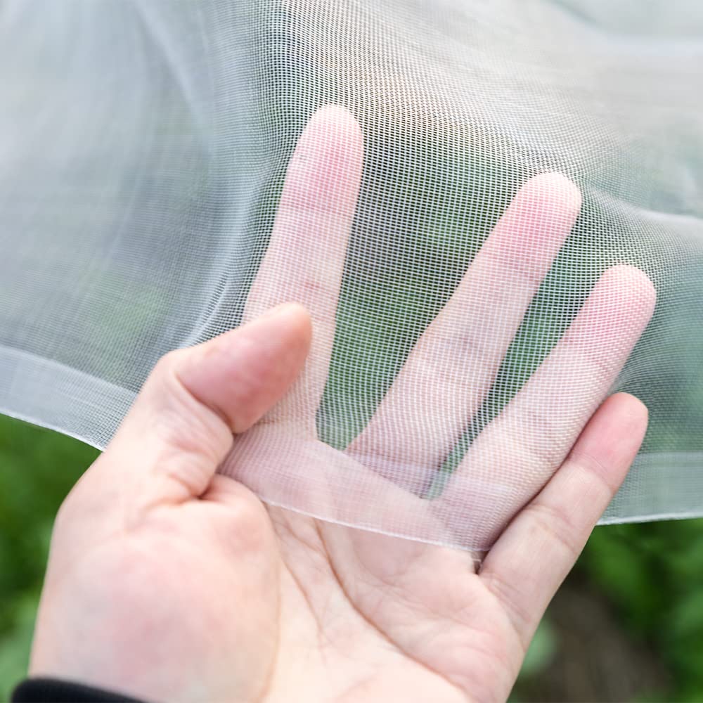 EXPECTLAND Garden Mesh Netting Garden Vegetable Plant Protect Netting 2x4m Insect Protection Fine Mesh Netting for Fruits Flowers Crops Anti-Birds Mosquito