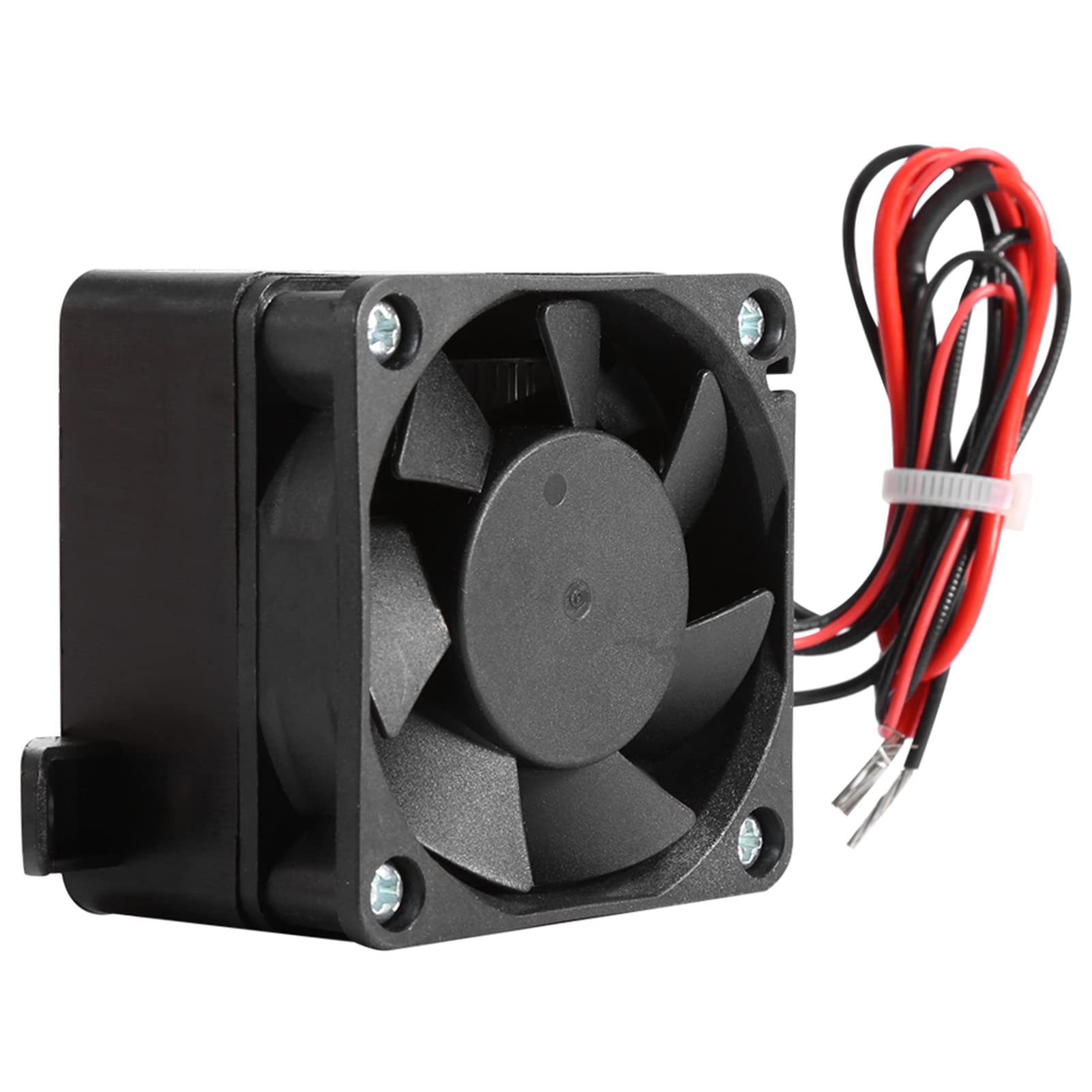 PTC Car Fan Air Heater, Mini Air Heating Constant Temperature Insulation PTC Thermistor Heater Element with Fan(24V 150W)