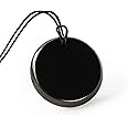 Karelian Heritage Round Shungite Pendant | Authentic Shungite Stones Amulet Jewelry Necklace | Defender Shield Protection Necklace Stone | Chakra Healing Necklace Quantum Pendant