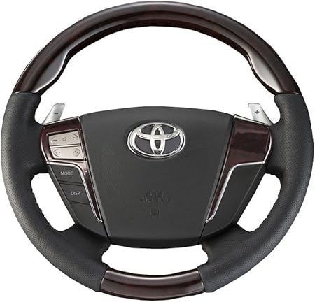 Amazon Silkblaze シルクブレイズ パドルシフトステアリングキット ファットg Sタイプ ヴェルファイア アルファード ポプラ茶 ダークグレー Sb St 179 ステアリング ハンドル 車 バイク