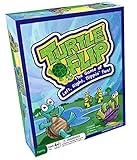 Turtle Flip Family Board Game – Cards Move Left and Right During the Game to Improve Memory and Number Counting Skills, Use at Home or in the Classroom, for All Ages, Kids and Adults 6 Years and Up
