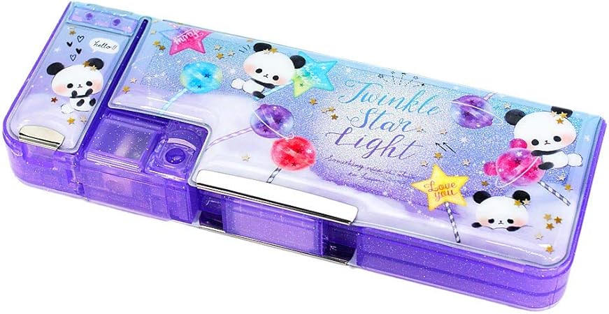Amazon 筆箱 小学生 女の子 ソフト ペンケース キャンディとパンダ トゥインクルスターライト ペンケース 文房具 オフィス用品