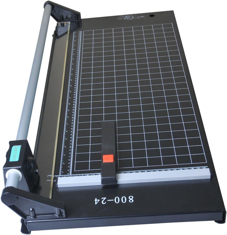 US Stock - 24 Inch Manual Precision Rotary Paper Trimmer, Sharp Photo Paper Cutter, Rotary Paper Cutter Trimmer : Office Products