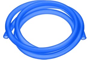 YELARXI Fuel Line Hose Tube, Petrol Fuel Gas Line Pipe Hose Tubing, 1/4" ID 3.3 ft Fit for Small Engine String Trimmer Chainsaw Blower Lawn Mower and Other Power Tools (Blue)