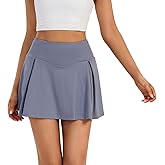 Blaosn Womens Tennis Golf Skirt Mini Pleated Athletic Skirts with Pockets Shorts Underneath Cute Clothes Summer Outfits