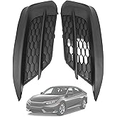 FZJDSD 2PCS Front Bumper Fog Light Cover Assembly Compatible with Honda Civic Sedan/Coupe 2016 2017 2018 Fog Lamps Cover Replace 71103-TBA-A00 71108-TBA-A00