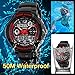 Kid Watch Multi Function Digital LED Sport 50M Waterproof Electronic Analog Quartz Watches for Boy Girl Children Gift Red