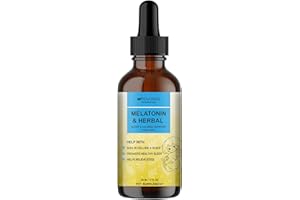 Cat Melatonin & Herbal Blend Drops for Cats, Cat Calming Treats, for Cats Sleep Aid and Sedative for Grooming, Support Restfu