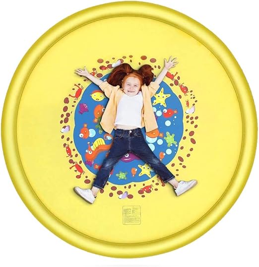 Splash Pad Sprinkler 66 Zoll for Kinder im Freien Wasserspielzeug Spaß