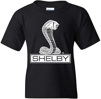 Amazon.com: Shelby Cobra Youth T-Shirt American Classic Muscle Car Ford Mustang Kids Tee: Clothing