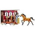 Mattel Spirit Untamed Lucky’s Train Home Playset with Lucky Doll (7-inch), Spirit Horse (Approx. 8-inch), Toy Train with Rolling Wheels, Accessories & More