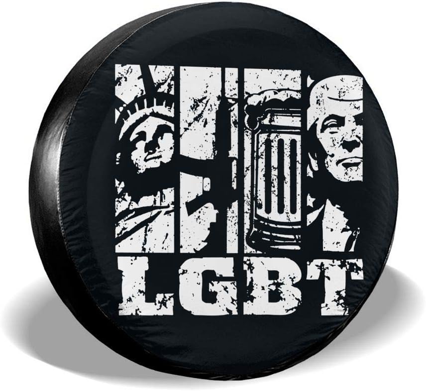 Amazon.com: JKqueen Liberty Guns Beer Trump 3 Spare Tire Cover