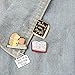 Cute Enamel Lapel Pins Sets Cartoon Animal Plant Fruits Foods Brooches Pin Badges for Clothing Bags Backpacks Jackets Hat DIY (Hedgehog reading books Set of 4)