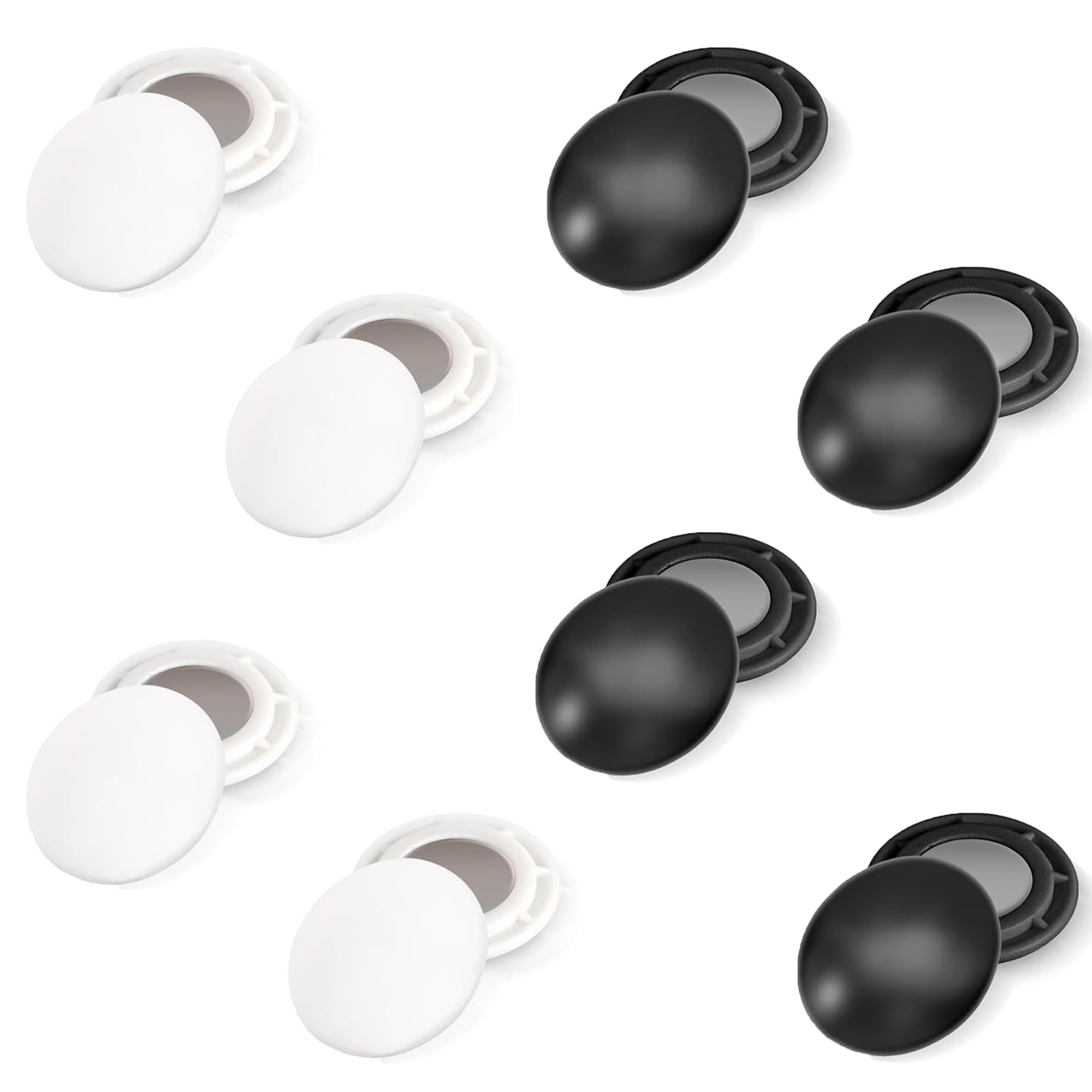 Marathon Race Number Holder, 8Pcs Number Magnets, Running Fix Clips, Start Number Holder, Marathon Running Fix Clips, Marathon Magnetic Buckle Race Bib Holders for Triathlon Run Cycling