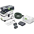 Festool 577506 Cordless Mobile Dust Extractor CLEANTEC CTC MIDI I HEPA-Plus