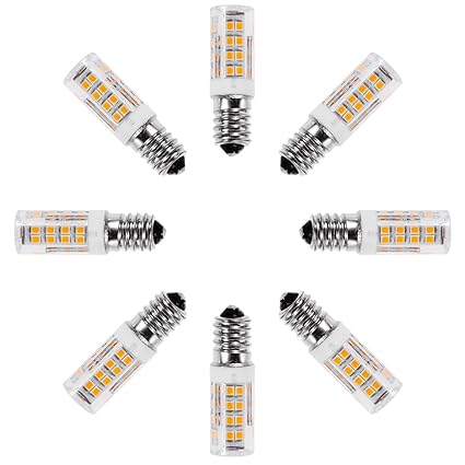 Anpro 8 x E14 LED Lampe, 5W E14 LED Birnen, E14 Energiesparlampe LED Leuchtmittel, Warmweiß 3000K, 360lm, 220V 230V 240V AC? 