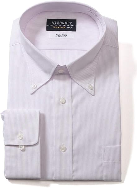 Amazon サカゼン Hybridbiz Traveler 大きいサイズ メンズ 超形態安定 ボタンダウン 長袖 ワイシャツ Relax Body シャツ 通販