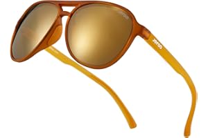 Jefoo Polarized Aviator Sunglasses for Women Men Retro Trendy Sports Sunglasses for Outdoor UV400 Protection