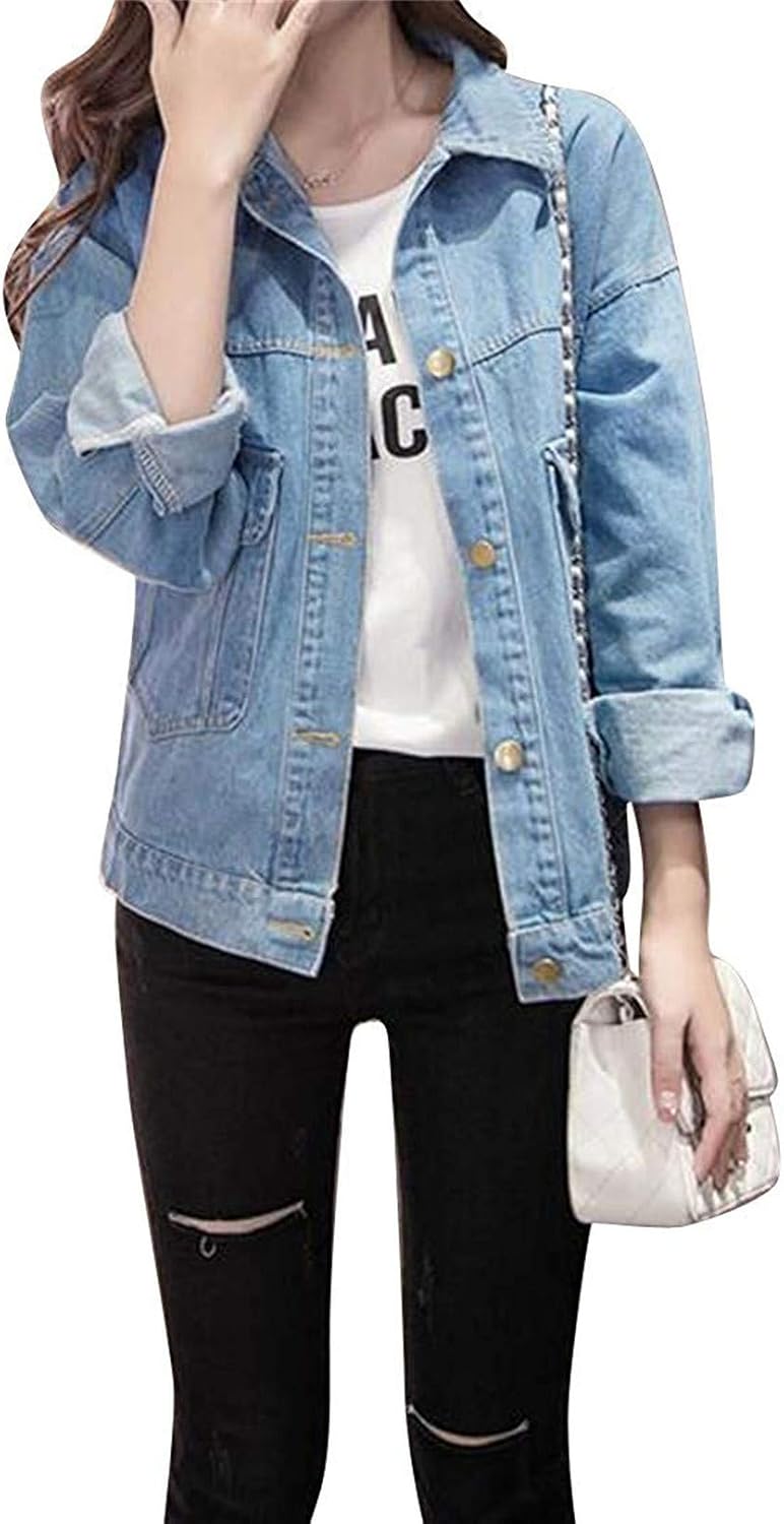 large size denim jacket