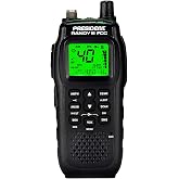 President Randy III FCC AM/FM Handheld CB Radio w/P Channels, NRC, Desktop Dock &amp; Mobile Charge Module, 7Color Display, ASC, VOX, CTCSS/DCS, Weather Channel, Scan Skip, Flashlight, Key Lock (TXUS722)