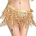 MUNAFIE Women's Belly Dance Hip Scarf Performance Outfits Skirt Festival Clothing