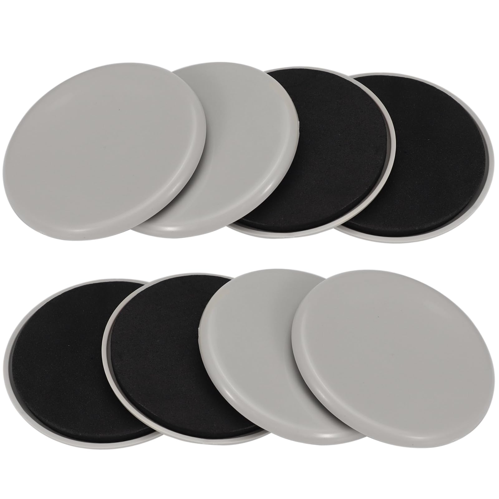 8 Pcs Reusable Furniture Sliders, 3.5 * 0.39in Round Furniture Moving Pads for Carpet Furniture Hardwood Floor Glide, Heavy Duty Furniture Movers Sliders
