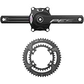 Magene 165mm Power Meter Crankset and QED 52/36 chainrings