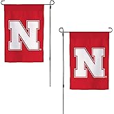 Desert Cactus University of Nebraska UN Garden Flag – 19 x 12 inch Nebraska Cornhuskers Banner, For Outdoor Display and Events (Design D)