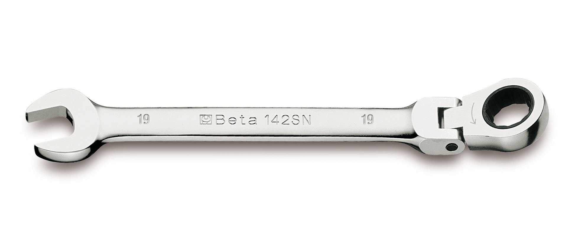 Beta 1420209 Model 142 SN9 Swivel End Ratcheting Combination Spanner, 9mm