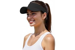 AMERICAN TRENDS Sun Visor Hats for Women Lightweight Sports Outdoor Sun Protection Cap Hats Adjustable Visor Hat for Men