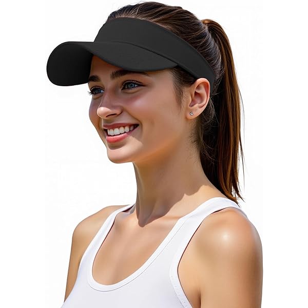 JANETSHATS Transparent Sun Visor Hat for Women Men - UPF 50+ 