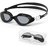 VegoVia Adult Swim Goggles for Men Women Swimming Goggles Pool Anti-Fog/UV Water Swim Glasses Goggle with Case