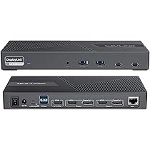 WAVLINK DisplayLink Docking Station Triple Monitor 4K@60Hz for 3