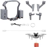 Airdrop System Device with Landing Gear for DJI Air 3 Drone Airdrop Payload Release Drop System Device Clip Delivery Transport for DJI Air 3 Wedding/Fishing Line Bait Ring Thrower