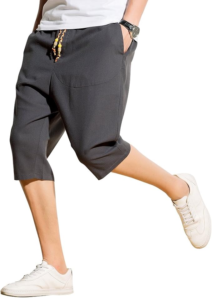 Harrms サルエルパンツ メンズ ハーフパンツ 半パンツ 麻 ズボン ショートパンツ 袴パンツ 7分丈 クロップドパンツ ゆったり ワイドパンツ 短パン 夏 無地 スウェット 調整紐 大きいサイズ 10カラー ミディアムパンツ 通販 Amazon Harrms サルエルパンツ メンズ ハーフパンツ 半パンツ 麻 ズボン ショートパンツ 袴パンツ 7分丈 クロップドパンツ ゆったり ワイドパンツ 短パン 夏 無地 スウェット 調整紐 大きいサイズ 10カラー ミディアムパンツ 通販 Amazon