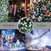 Joomer Solar Christmas Lights 72ft 200 LED 8 Modes Solar String Lights Waterproof Solar Fairy Lights for Christmas Decorations (White)