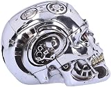 Nemesis Now T-800 Terminator Head Box 18cm Silver Resin Storage view 4