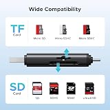 UGREEN SD Card Reader 4.0 USB-C & USB 3.0 312MB/s SD/TF Dual Slot Black view 7