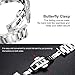 Band Compatible with Watch 42mm 44mm, Solid Stainless Steel Metal Wristband Strap with Butterfly Folding Clasp Replacement for 2019 Watch Series 5 Series 4(44mm) Series 3/2/1 42mm