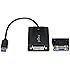 gofanco USB 3.0 to DVI/VGA Video Card Adapter for Multiple Displays w/DVI-to-VGA Converter - up to 2048x1152 for Windows & Mac Systems (up to Mac OS 10.13.3 & Latest 10.14 ONLY) (USB3DVI)