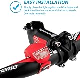 Chizea Bike Lights 6 LED Front and Rear Headlight Taillight Set Waterproof view 6