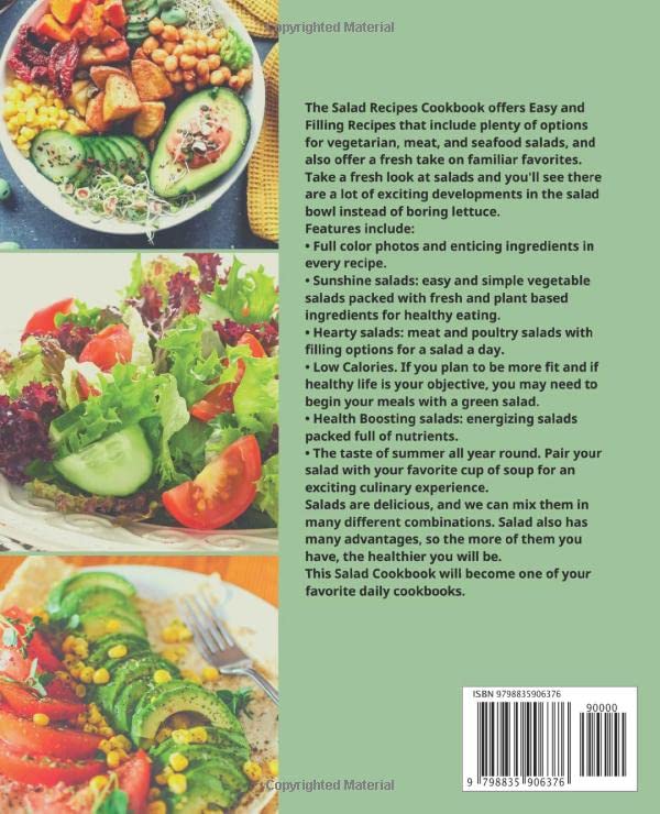 Amazing Salads: Over 60 Healthy Salad Dressing Recipe That Can Be Made Easy in Minutes. Vegan Salad Included. Paperback – 13 juni 2022 - Image 3