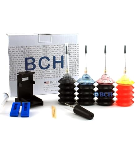 1000 ml 1 Litre Refill Ink Printer Ink Refill Set for HP (Black
