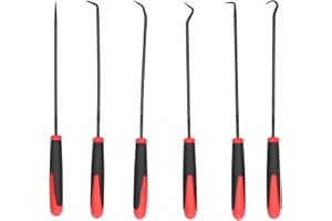 Tbest 6pcs Oil Seals Hooks O-Ring Gasket Puller Remover Pick Set Portable Auto Car Hand Tools Oil Seal Extractor