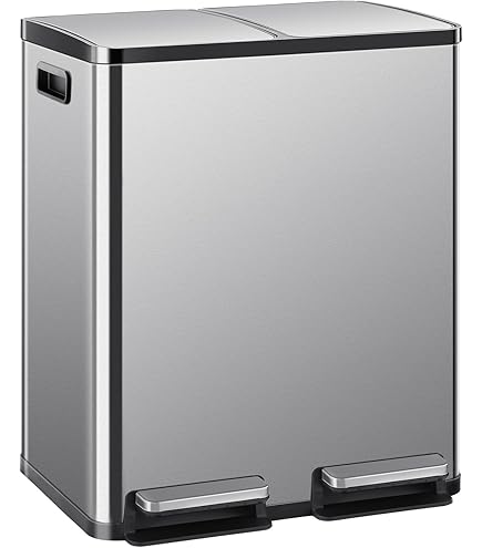 Simpli-magic Bote De Basura Rectangular De 60 Litros/16 Gal. Color